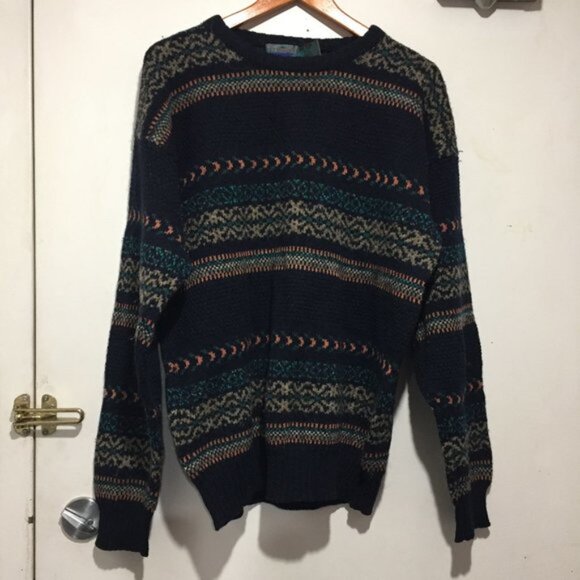 VINTAGE ETCHINGS KNITTED WOOL SWEATERS SIZE L - Picture 2 of 6